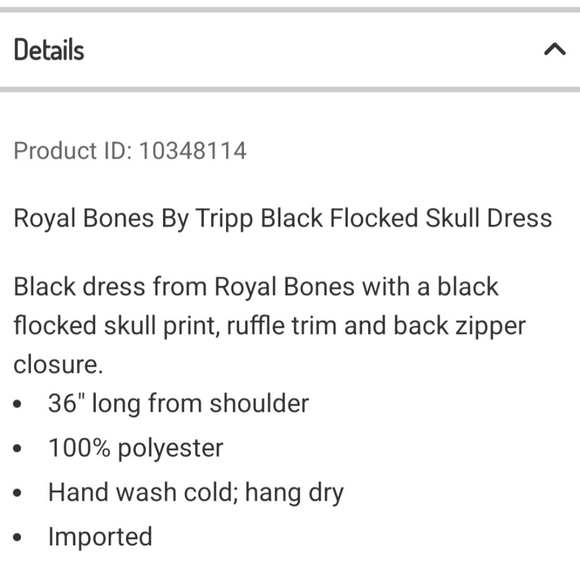 Y2K Royal Bones By Tripp Flocked Skull Mini Dress Size Sm ☠️ - Picture 11 of 11